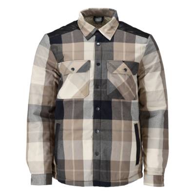 Chemise de travail en flanelle avec doublure fourrure MASCOT Customized - 23104-446-Taupe-XL