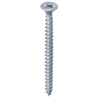 Vis agglo tête fraisée Pozidriv en acier zingué blanc 3 x 15 mm - Gedimat - NORAIL