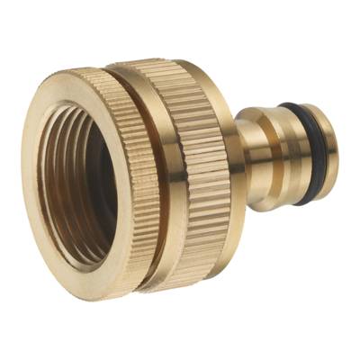 Nez de robinet en laiton - femelle ø26 x 34 mm mâle ø26 x 34 mm femelle ø20 x 27 - Gedimat - NOYON ET THIEBAULT