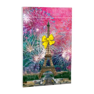 Bloc shopping 8x12, 100 pages, ivoire uni Motif Aléatoire