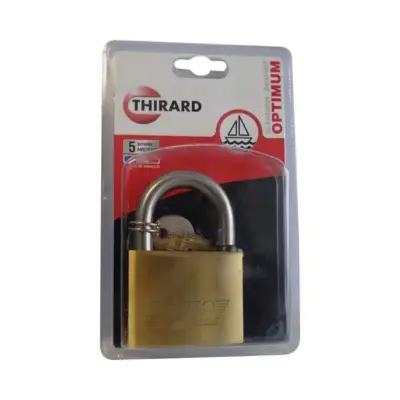 Cadenas mach 3 - anse inox - 45 mm - 3 clés - Gedimat - THIRARD