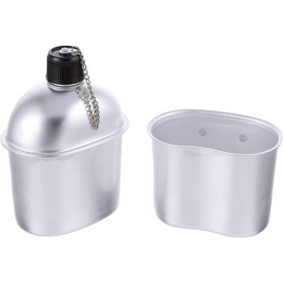 Gourde avec timbale "Army" en Aluminium 1 Litre
