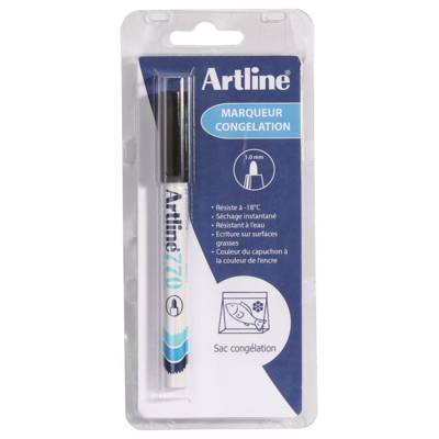 Marqueur permanent spécial congélation ARTLINE "EK-770" noir