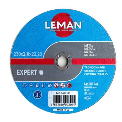 Disque tronçonnage métal - Gedimat - LEMAN