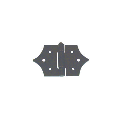 Charnière décorative noir - 126x74mm - Gedimat - AFBAT