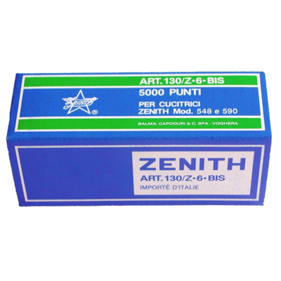 Boite de 5000 agrafes "130/z 6 bis - Zenith