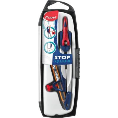 Coffret compas Stop System Bague universelle et Crayon