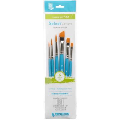 Pinceau SELECT ARTISTE syn set value 22- 6 pinceaux