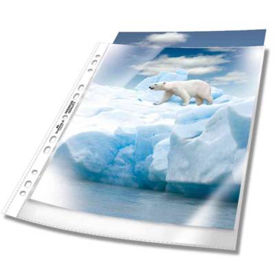 Sachet de 50 Pochettes Perforées Premium A4 Perfo Renforcées 11 trous - DURABLE