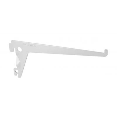 Console simple blanc entraxe 50 mm - Gedimat - NORAIL
