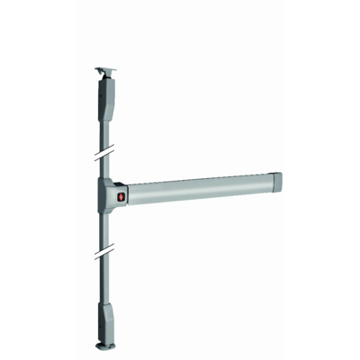 Fermeture anti-panique JPM Push bar 90+ - 2 points haut et bas - 1141 mm - Argent - PJ2100-08-0A - Maxoutil