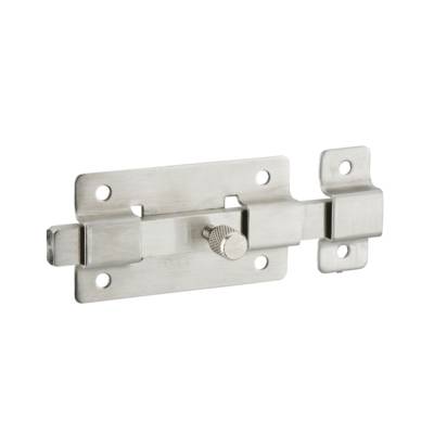 Targette inox pêne plat 75mm - Gedimat - THIRARD