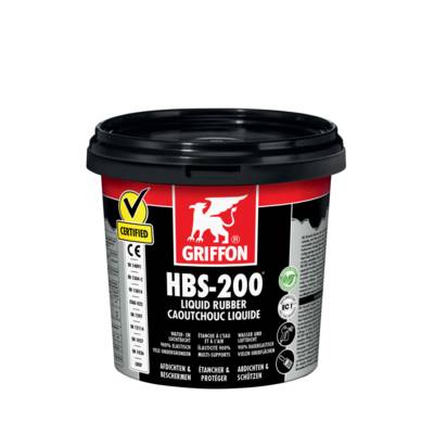 Enduit de protection HBS-200 CAOUTCHOUC liquide 1 l - Gedimat - GRIFFON