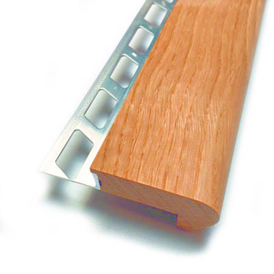 Nez de marche bois chêne 11.5mm - 2.4m - Gedimat - DINAC