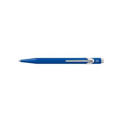 Stylo-bille métal-x line aluminium Bleu