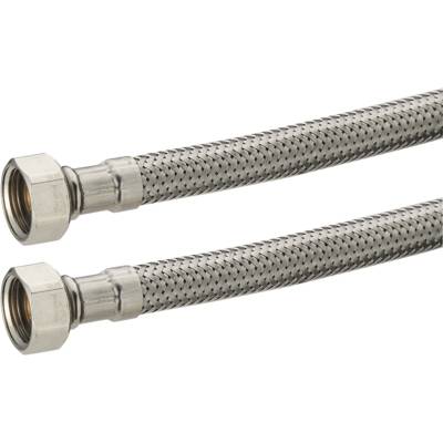Flexible alimentation sanitaire inox - femelle ø15 x 21 mm - øint.13 - Gedimat - NOYON ET THIEBAULT
