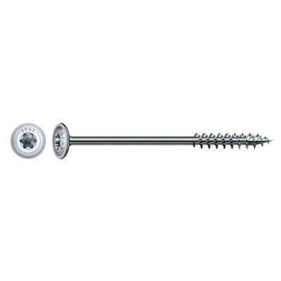 Vis bois SPAX tête disque Wirox 8x160 mm Filetage partiel - Boite de 50 - 251010801605 - Maxoutil