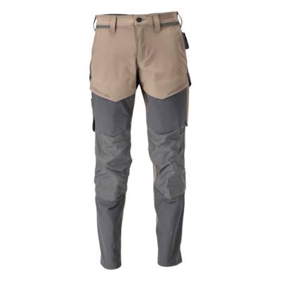 Pantalon de travail avec poches genouillères MASCOT Customized - 22379-311/2-Taupe-38-76