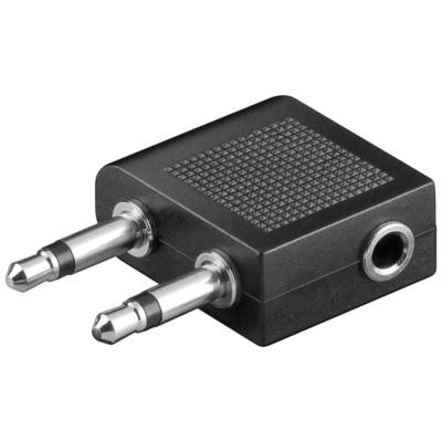 Adaptateur Audio Avion Jack 2 x 3.5 mm  Mâle ( mono) - 3.5 mm Femelle ( Stereo)