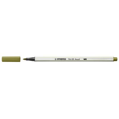 Feutre pinceau Pen 68 brush, vert épinard - STABILO