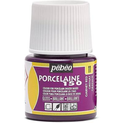 Flacon 45 ml Peinture P150 Porcelaine Coloris Grenat - PÉBÉO