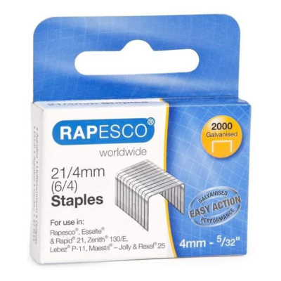 Boite de 2000 agrafes 21/4 galvanisées