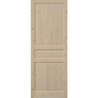 Porte seule coulissante CIRCEE épicéa brut - 204x73cm - Gedimat - GIMM MENUISERIES