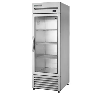 Armoire froid positif 1 porte vitrée, Sur Roulettes - T-23G-HC~FGD01 - True Réfrigérator