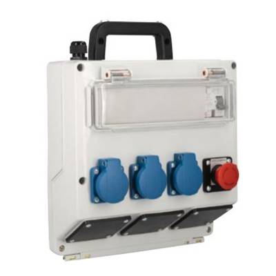 Coffre de chantier Fixo F 1D SCHWABE 230 V/16 A/ max. 3.5 KW - 861507 - Maxoutil