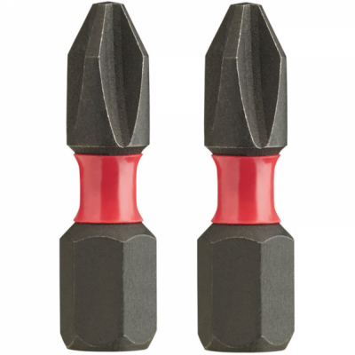 Lot de 2 Embouts PH2 SHW 25 mm MILWAUKEE - 4932430852