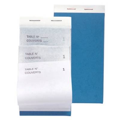 Bloc Maître d'Hôtel 50 feuillets Autocopiants Numérotés Tripli Format 8x15 cm - EXACOMPTA