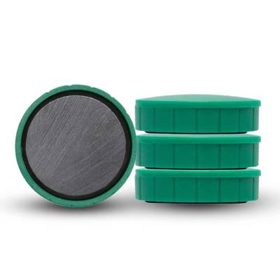 Lot de 4 Aimants Solid Ø 32 mm, 0,8 kg puissance Vert