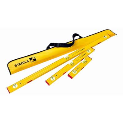 Set de niveaux magnétiques à bulle PRO 80 ASM STABILA 120/ 60/ 30 cm + Housse - 19716 - Maxoutil