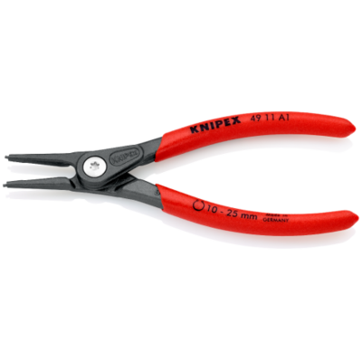 Pince de précision KNIPEX pour circlips extérieurs d'arbre - L 140 mm - 49 11 A1