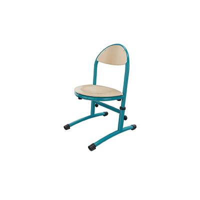 Chaise HÉLIA HR en Bois - Assise et Dossier Blueprotech® avec Piètement Époxy Réglable - T1 à T3