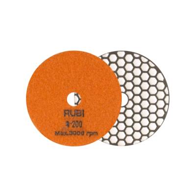 Disque diamanté polis et ponçage à sec - grain 200 - Ø 100 mm - Gedimat - RUBI