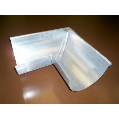 Equerre 1/2 ronde soudée de 25 intérieur BD14 - Anthra zinc - AAN161025 - MaxOutil