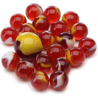 Sachet de 20 billes 16 mm + 1 calot 25 mm POISSON Clown