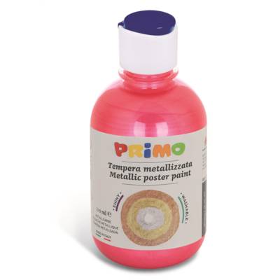 Flacon Gouache Ready-Mix Mettalic 300 ml Bouchon Flux Control Rouge Vermillon 300 - PRIMO