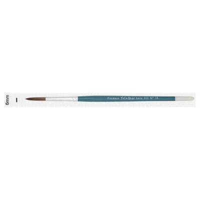 Pinceau Rond Poils de Poney Manche Laqué Taille n°18 - OZ INTERNATIONAL