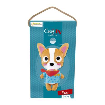 Little Couz'IN, Enzo le bouledogue - Marron - AVENUE MANDARINE