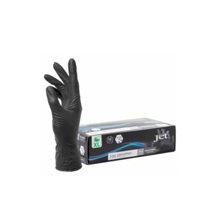 Gant nitrile noir épais non poudré - Taille 8/M - Gedimat - JET +