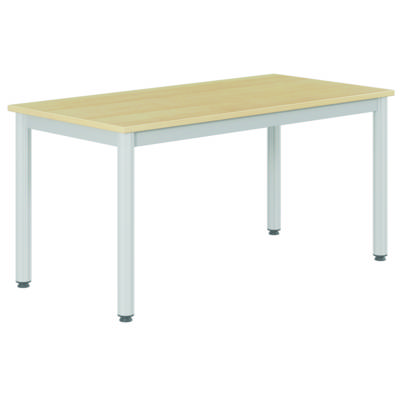 Table CARÉLIE plateau mélaminé chant ABS pièt. époxy - 120x60 cm - T3