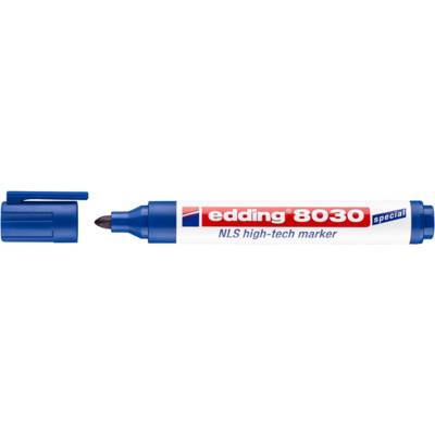 Marqueur NLS high-tech 8030 Peu Corrosif Bleu 1,5-3 mm - EDDING