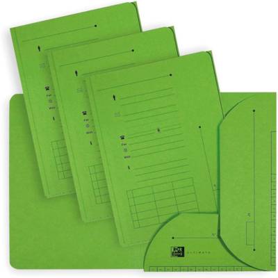Paquet de 25 sous dossiers ULTIMATE 2 rabats HV A4 240g Vert tilleul