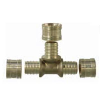 Raccord UNION en Té à glissement égale pour PER diam.20mm - Gedimat - BOUTTE