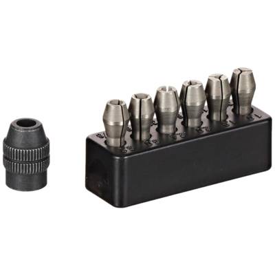 Jeu de pinces de serrage en acier MICROMOT - 6 pinces de 1,0 à 3,2 mm - PROXXON - 28940