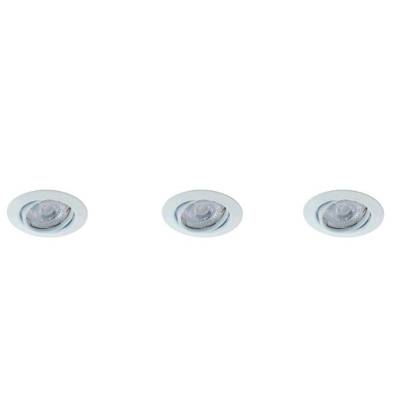 Spot encastré led GU10 inclinable 3x4W - Gedimat - SFGP SIGMADIS