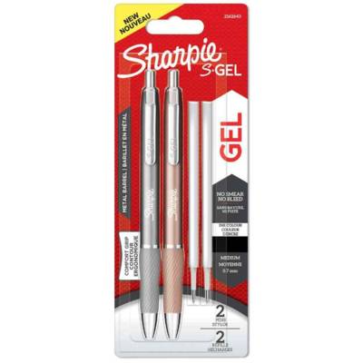 Stylo encre gel S-GEL METAL, 0,7 mm, assorti