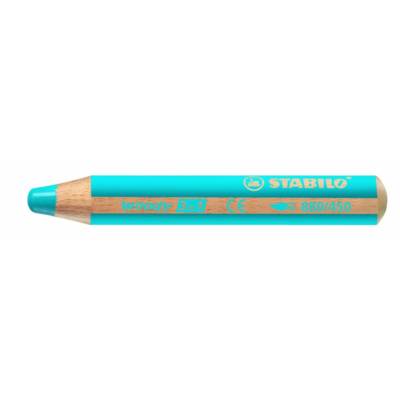 Crayon WOODY 3 en 1 Extra large Cyan